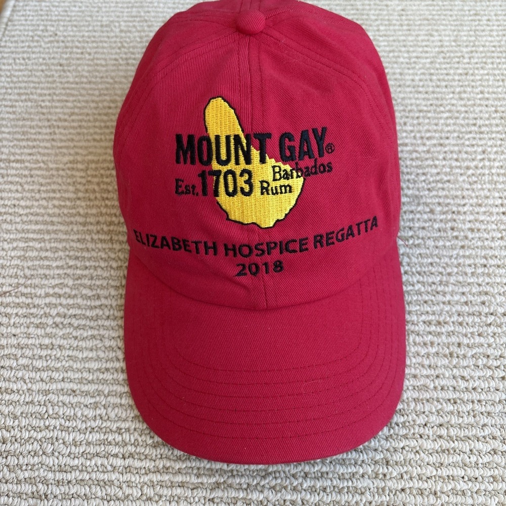 Mount Gay Barbados Rum Elizabeth Hospice Regatta 2018 Hat Cap Adjustable